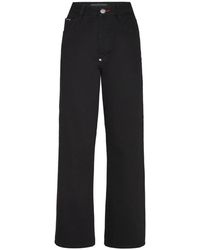 Philipp Plein - Denim Broeken Loose Fit Iconic Plein - Lyst