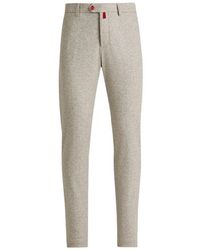 Kiton - Wol Kasjmier Broek - Lyst