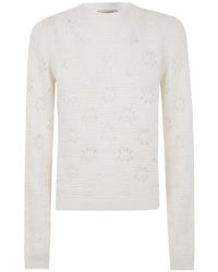 Twinset - Truien & Vesten ,Wit ,Stijlvolle Sweater Set - Lyst