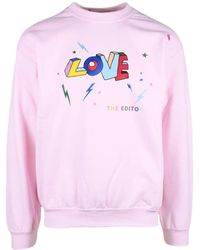Saucony - Hoodies & Sweatvesten ,Roze ,Katoen Felpa Sweatshirt - Lyst