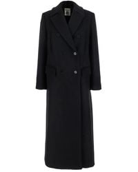 Semicouture - Double-Breasted Coats - Lyst