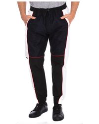 DSquared² - Broeken ,Zwart ,Polyester Sportieve Elastische Taille Track Broek - Lyst