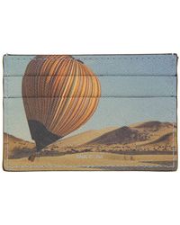 Paul Smith - Accessoires ,Veelkleurig ,Leer Zwarte Kaarthouder Met Luchtballon - Lyst
