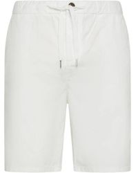 Sun 68 - Bermuda coulisse solid (bianco panna) - Lyst