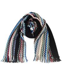 Missoni - Accessoires ,Veelkleurig ,Wol Kleurrijke Geometrische Wollen Mix Deken - Lyst