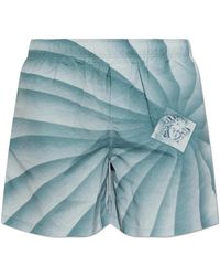 Versace - Badmode ,Blauw ,Polyester Medusa Head Zwemshorts - Lyst