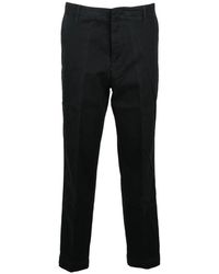 Dondup - Broeken ,Zwart ,Katoen Janis Chinos - Lyst