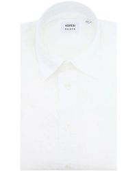 Aspesi - Overhemden ,Wit ,Katoen Formal Shirt - Lyst