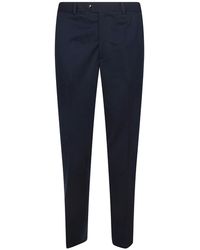 Circolo 1901 - Broeken ,Blauw ,Katoen Pantalone Chino Piquet - Lyst