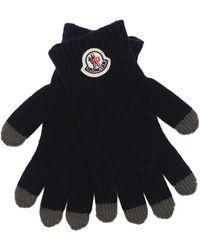 Moncler - Gestrickte Handschuhe - Lyst
