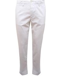 Blauer - Broeken ,Wit ,Malden Chino Broek - Lyst