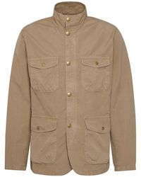 Barbour - Jassen ,Bruin ,Katoen Utility-Jas Voor Mannen - Lyst
