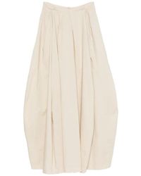 Jucca - Geplooide Maxi Rok - Lyst