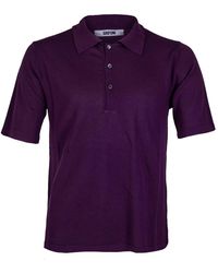 Mauro Grifoni - Polo a manica corta in maglia. regular fit. made in italy - Lyst