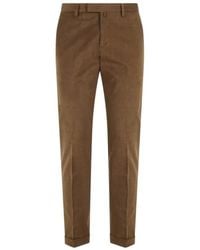 BRIGLIA - Broeken ,Bruin ,Leer Bg 03S 400170.46 Slim-Fit Broek - Lyst