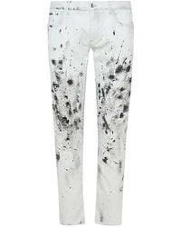 Dolce & Gabbana Regular Fit Jeans - - Heren - Wit