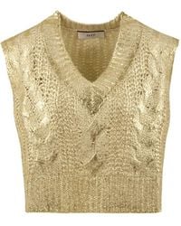 Akep - Truien & Vesten ,Geel ,Gouden Jassen Voor Stijlvolle Outfits - Lyst