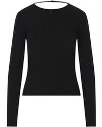 Courreges - Round-Neck Knitwear - Lyst