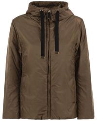 Max Mara - Giacca Imbottita Con Cappuccio E Coulisse - Lyst