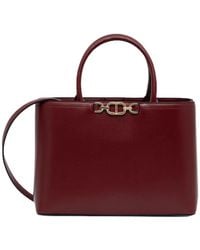 Twinset - Elegante Funktionale Handtasche Bordeaux - Lyst