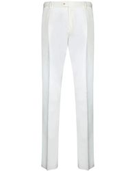 Lardini - Elegante weiße high-waist-hose - Lyst