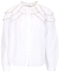 Isabel Marant - Overhemden ,Wit ,Katoen Christa Blouse - Lyst