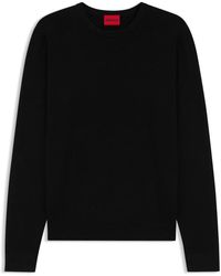 HUGO - Round-Neck Knitwear - Lyst