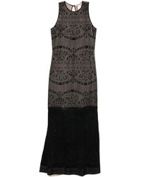 Twinset - Kleedjes ,Zwart ,Zwart Jurk Set Elegant Chic - Lyst