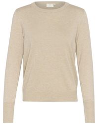 Kaffe - Round-Neck Knitwear - Lyst