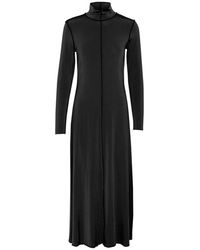 Karen By Simonsen - Elegantes meteoritkleid mit langen ärmeln - Lyst