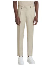 Antony Morato - Broeken ,Linnen Regular Fit Linnenmix Broek - Lyst