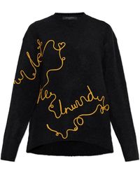 AllSaints - Truien & Vesten ,Zwart ,Unwind Sweater - Lyst