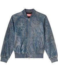 DIESEL - Cobb Leren Jas - Lyst