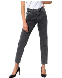 Calvin Klein - Graue jeans - Lyst