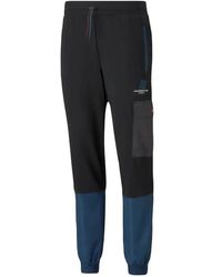 PUMA - Broeken ,Zwart ,Logo Joggingbroek - Lyst