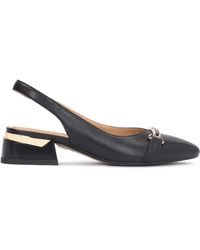 Kazar - Schoenen ,Zwart ,Leer Elegante Zwarte Pumps Met Een Decoratie Aan De Voorkant - Lyst