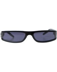 Rick Owens - Accessoires ,Zwart ,Stalen Wrap Around Zonnebril - Lyst