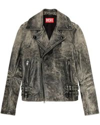 DIESEL - Giacca Biker L-Eon - Lyst
