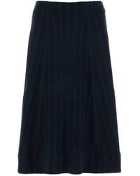 Co. - Rokken ,Blauw ,Stijlvolle Gonne Rok - Lyst