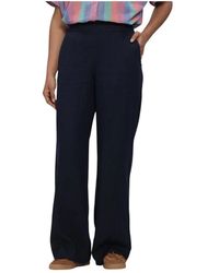 Fiveunits - Broeken ,Blauw ,Lineafv 763 Wijde Broek - Lyst