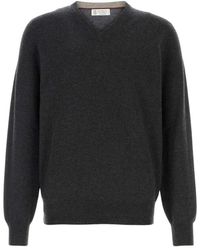 Brunello Cucinelli - V-Neck Knitwear - Lyst