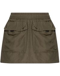DIESEL - Rokken ,Groen ,Leer O-Cean-S2 Skirt - Lyst