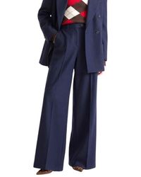 Marella - Broeken ,Blauw ,Wijde Broek - Lyst