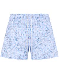 Fedeli - Badmode ,Blauw ,Polyester Madeira Zwembroek - Lyst