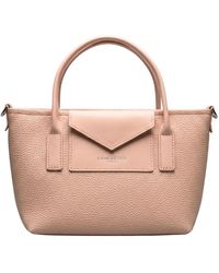 Lancaster - Tassen ,Roze ,Leer Maya Double Kba Tote - Lyst