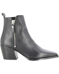 Agl Attilio Giusti Leombruni - Schwarze Abigail Zip Damenschuhe - Lyst