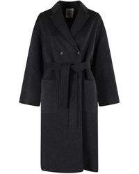 Semicouture - Double-Breasted Coats - Lyst