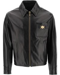 Versace - Jackets > leather jackets - Lyst