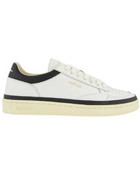 GHŌUD - Schwarze Leder Low Top Sneakers - Lyst