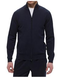 EA7 - Full Zip Sweater - Lyst